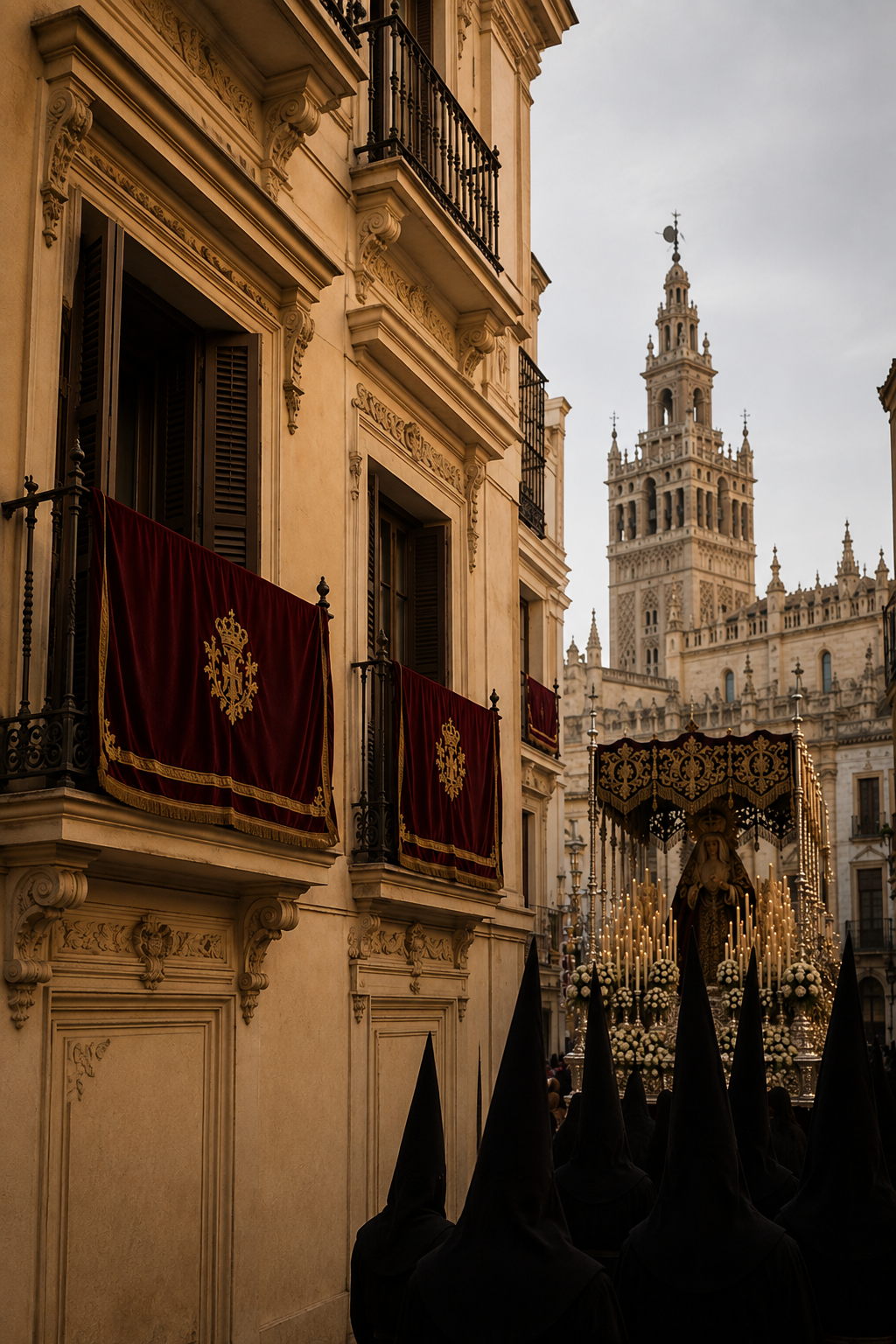 BALCONES EN SEMANA SANTA: Inside Semana Santa, Walking with La Macarena